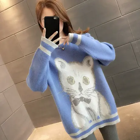 毛衣女装2023年新款秋冬季女士秋款秋装宽松外穿上衣服打底衫洋气图片