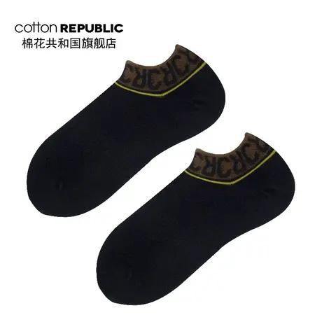 Cotton Republic/棉花共和国女士船袜情侣休闲提花棉袜森系学院风图片