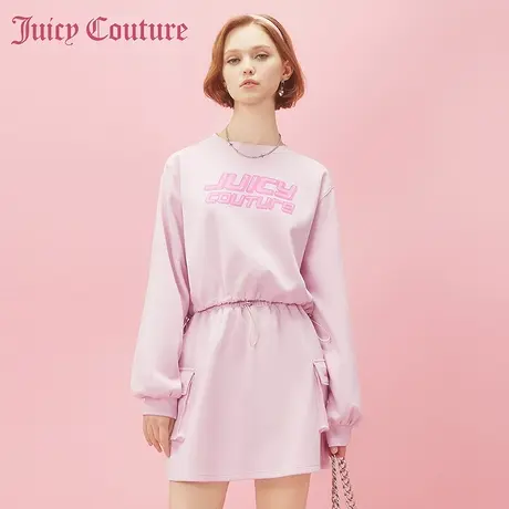 Juicy Couture橘滋2024早春日穿搭新款女装图案印花短款女士卫衣商品大图