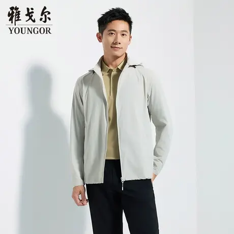 【商场同款】雅戈尔男士夹克春季新款官方商务休闲单夹克外套男商品大图