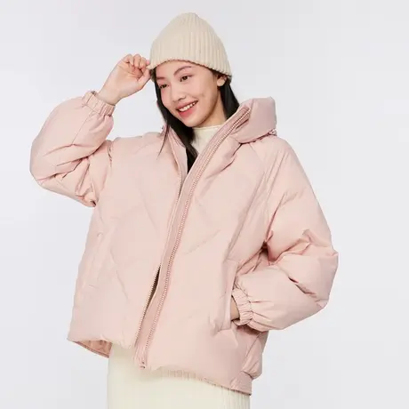 【汤圆】波司登奥莱羽绒服短款连帽时尚百搭宽松冬季商品大图