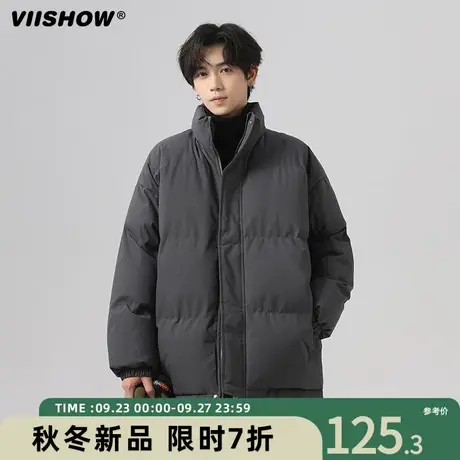 VIISHOW棉衣面包服冬季宽松潮牌加厚衣服美式棉服男保暖男生痞帅商品大图