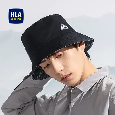HLA/海澜之家山不在高渔夫帽双面可戴2024新款时尚百搭四季盆帽商品大图
