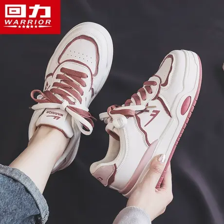 回力小白鞋女鞋2023新款秋冬季厚底鞋子草莓熊ins潮百搭休闲板鞋图片