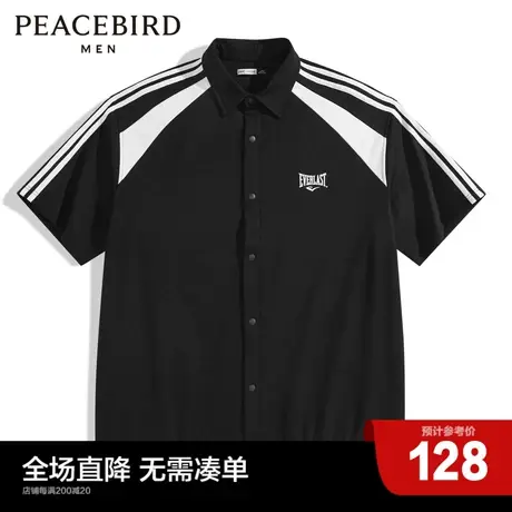 【AIRxPEACE】太平鸟男装 everlast联名系列短袖男衬衫BCJD2225商品大图