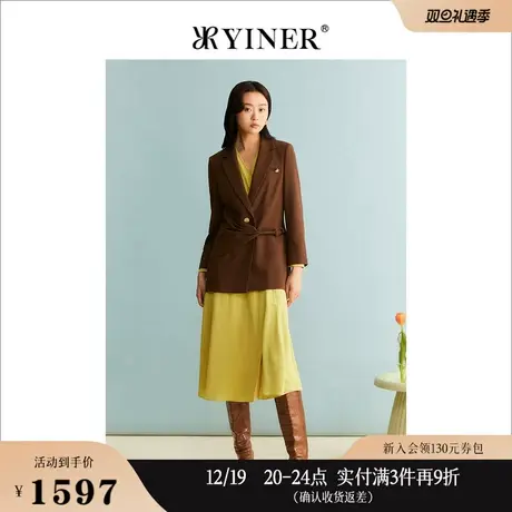 【美拉德】YINER音儿女装秋季女装设计感休闲西装外套图片