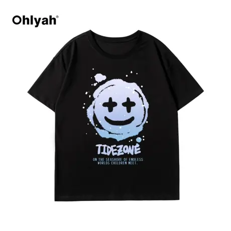 大码女装夏季2023新款纯棉宽松慵懒风网红ins超火中长款短袖T恤女图片