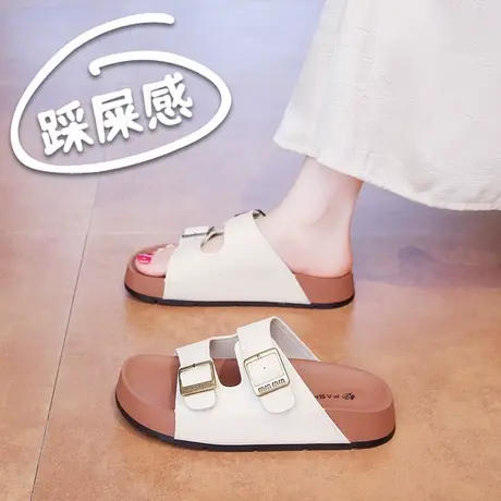 老北京布鞋女夏季透气懒人休闲鞋一脚蹬孕妇鞋2025新款黑色帆布鞋商品大图