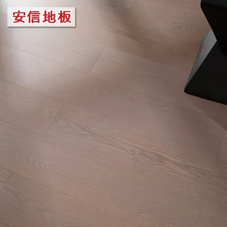 安信白蜡木金粉轻紫新三层实木复合锁扣地板E0级地暖适用厂家直销图片