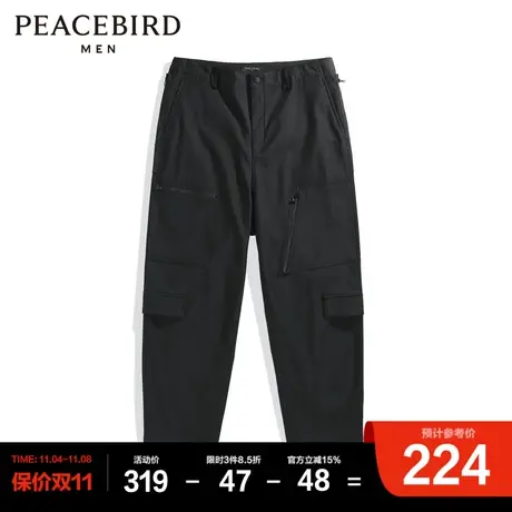 太平鸟男装 工装裤男直筒裤商品大图