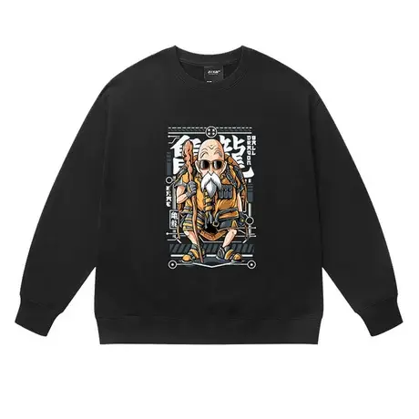 潮流日系七龙珠龟仙人武天周边圆领卫衣男女学生青少年宽松上衣商品大图