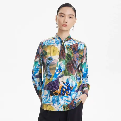LANCY/朗姿奥莱羊毛无袖V领针织衫宽松通勤高级女设计感法式图片