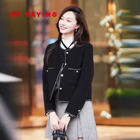 EP YAYING雅莹女装 小香风绵羊毛外套 商场同款1208A商品大图