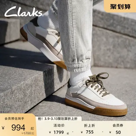 Clarks其乐男士休闲鞋春季复古潮流时尚运动鞋休闲板鞋男图片