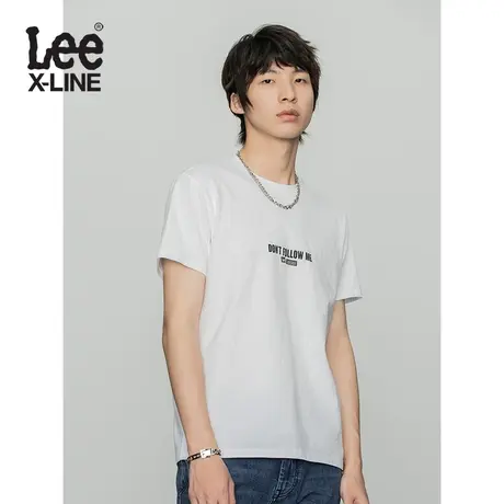 LeeXLINE 22春夏新品标准版多色圆领印花男短袖T恤LMT0000234LE图片