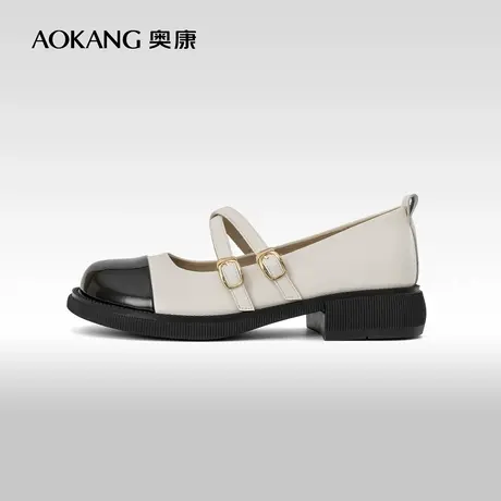 奥康女鞋 春秋季女士休闲时尚单鞋玛丽珍鞋公主风百搭日常图片