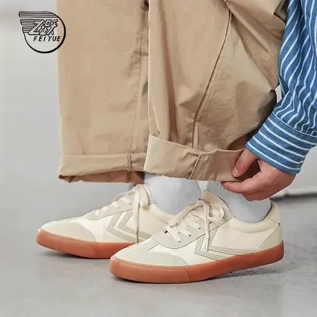 feiyue/飞跃德训鞋男款夏季2025新款爆款百搭运动透气休闲板鞋商品大图