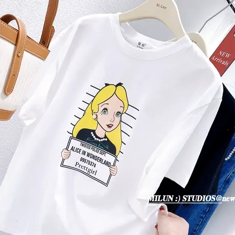 韩国东大门别致上衣23春夏新款Chic复古设计感公主短袖t内搭欧货图片