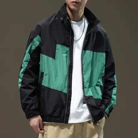 男士外套秋冬款休闲潮牌外套百搭夹克外套男休闲工装夹克休闲外套图片