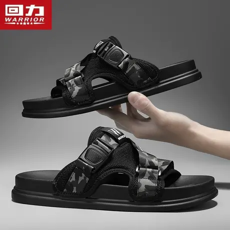 回力男士拖鞋夏季潮牌外穿厚底防滑两用凉拖越南开车运动沙滩凉鞋商品大图
