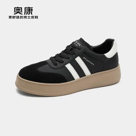 【门店发货】Aokang奥康秋季新款男鞋休闲德训鞋经典复古板鞋商品大图