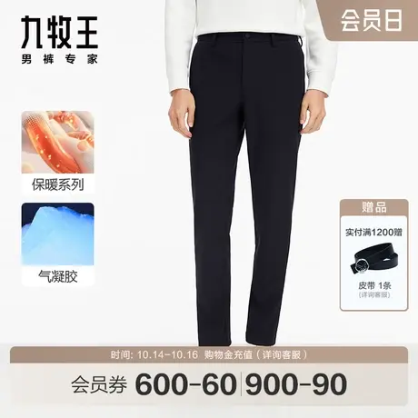 [保暖系列]九牧王商场同款休闲裤新款JB5C50912气凝胶商务户外SN商品大图
