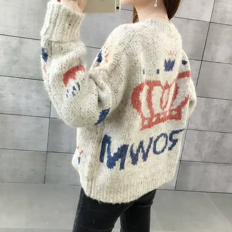 毛衣女装2023年新款秋冬季女士秋款秋装宽松外穿上衣服打底衫洋气图片