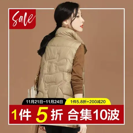 【清仓杪限时1件5折】松紧腰拼接牛仔裤春季百搭哈伦裤商品大图