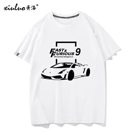 秀洛速度与激情9短袖t恤男范迪塞尔保罗沃克赵喜娜潮流纯棉衣服商品大图