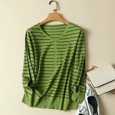 清仓12021春秋新款针织衫女秋冬宽松套头短款毛衣女内搭长袖打底商品大图