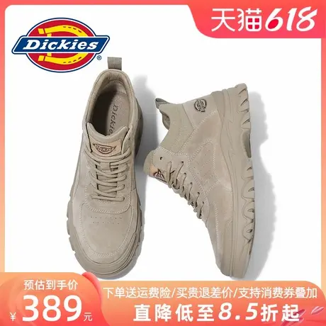 Dickies马丁靴男靴2025夏季男鞋新款厚底男士英伦中帮靴子工装靴商品大图