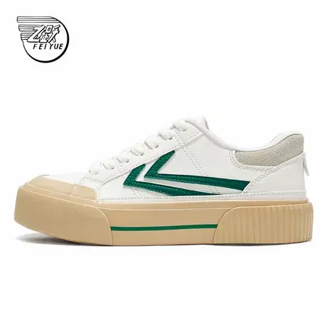 Feiyue/飞跃休闲鞋女鞋2024春季新款简约时尚板鞋经典百搭小白鞋商品大图