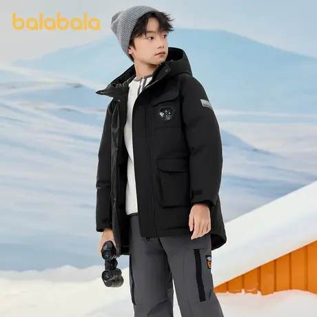 巴拉巴拉童装儿童羽绒服冬季外套加厚保暖男童蓄热潮商品大图