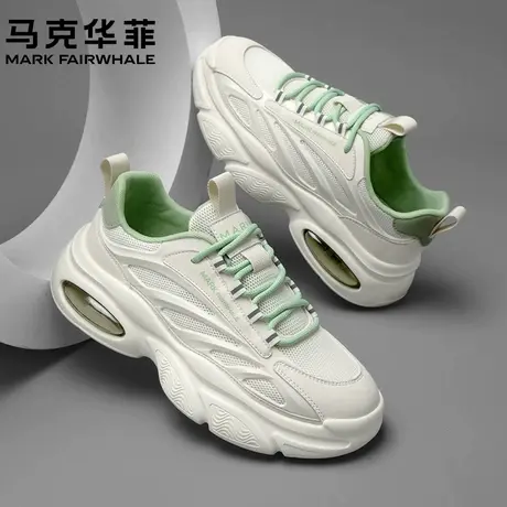 马克华菲夏季男鞋2025早秋新款运动老爹鞋气垫减震跑步休闲鞋男生商品大图