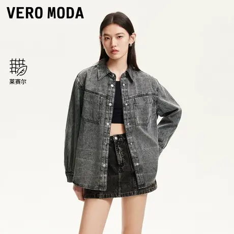 【来了就好】Vero Moda衬衫女25夏新款水洗衬衫外套325253001商品大图
