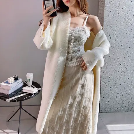 粉红大布娃娃高腰不规则纱裙2022春季新款松紧腰半身裙仙女纱裙图片