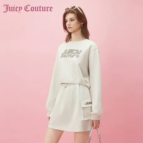 Juicy Couture橘滋2024早春日穿搭新款女装图案印花短款女士卫衣商品大图