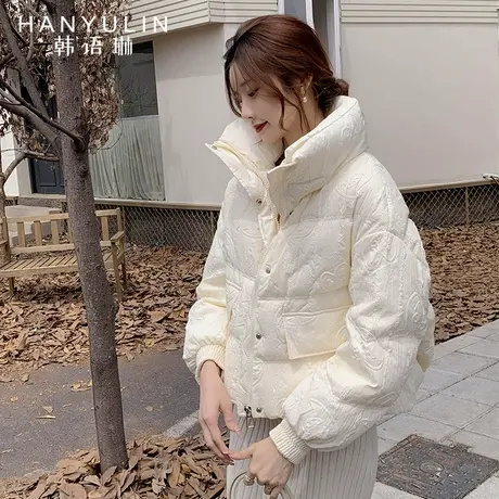 韩语琳轻薄韩系羽绒服女短款秋冬季新款时尚爆款小个子面包服外套商品大图