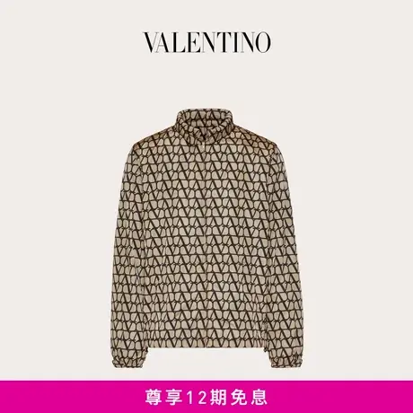 【24期免息】华伦天奴VALENTINO男士V标志印花尼龙防风外套商品大图