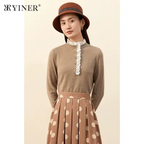 女装2021冬季新款毛针织衫8C31506640商品大图