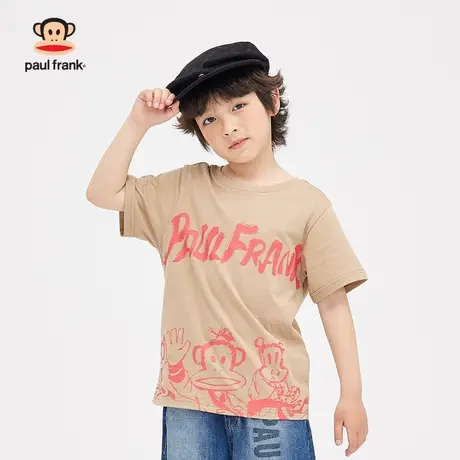 大嘴猴男女童装短袖t恤2023年夏季新品半袖中大儿童纯棉上衣体恤商品大图