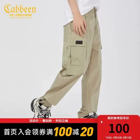 卡宾男装山系户外休闲裤新款潮流宽松工装直筒裤Y商品大图