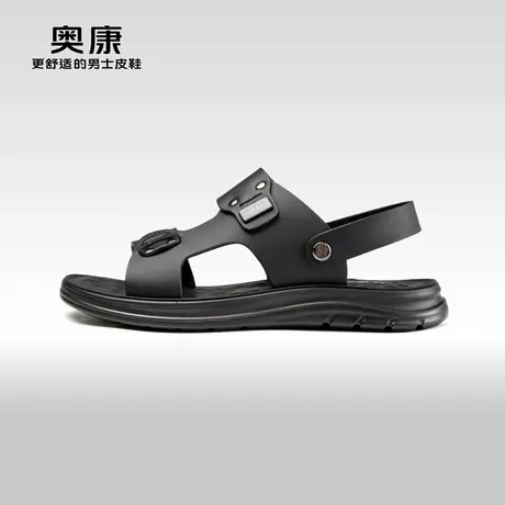 Aokang奥康夏季新款时尚运动沙滩鞋男户外防滑平底百搭凉鞋商品大图