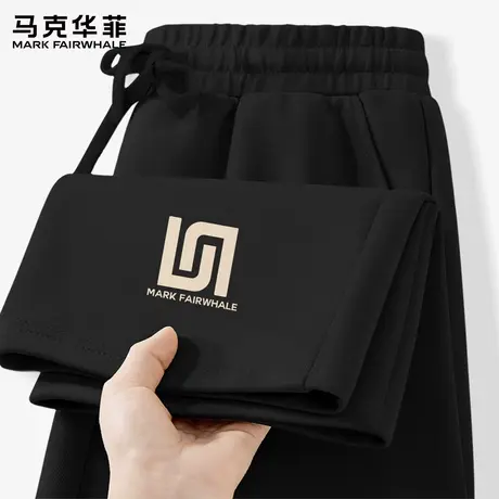 马克华菲男士直筒裤2025新款秋季复古华棉男士运动休闲长裤子潮X商品大图