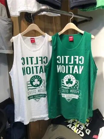 美式纯棉吊带运动坎肩背心无袖t恤女夏季外穿篮球服宽松挂脖上衣商品大图