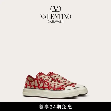 【24期免息】华伦天奴VALENTINO女士 TOTALOOP V标志低帮运动鞋商品大图