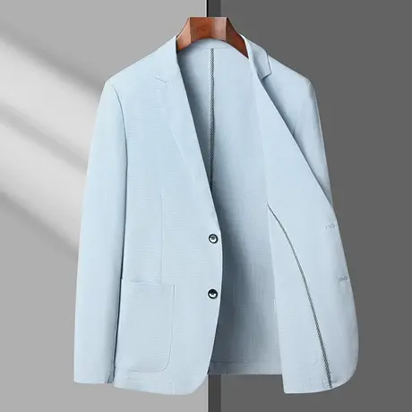 2023新款夏季防晒西服男士冰丝轻薄款春秋季小西装大码单西外套潮商品大图