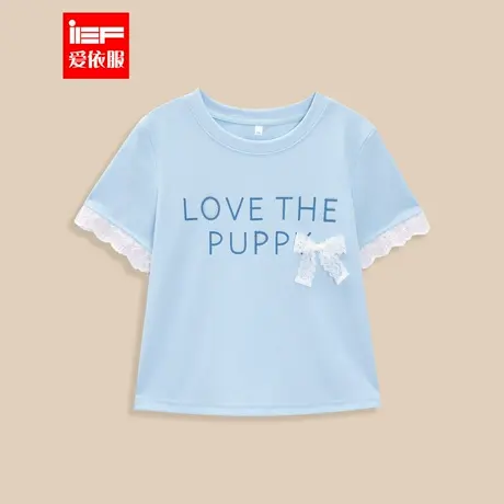 MINIIEF【爱依服童装】2025夏季新款韩版时尚洋气百搭女童T恤上衣图片