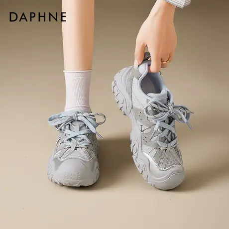 达芙妮厚底登山鞋女2025新款秋季户外徒步透气运动爬山老爹鞋轻便商品大图