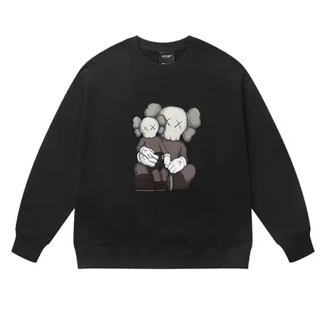 美式复古潮牌芝麻街联名周边圆领卫衣男纯棉秋冬宽松情侣装外套商品大图